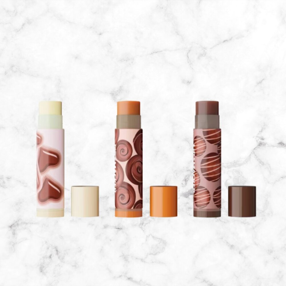 NWT | LIP SMACKERS 2025 Valentine Set | Coconut Caramel Chocolate Lip Balm
